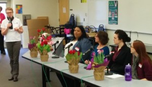 Panel of women community college students